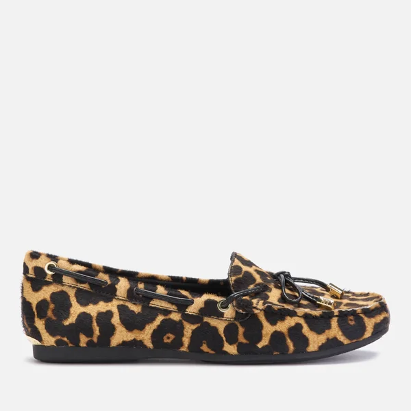 MICHAEL MICHAEL KORS Women's Sutton Leopard Moc Flats - Natural