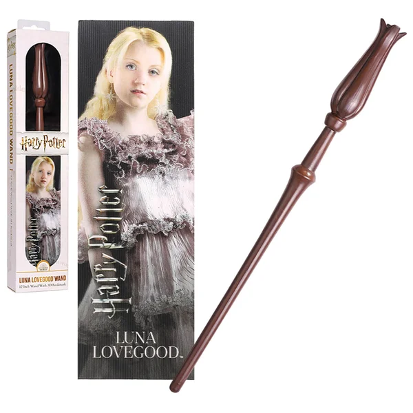 Luna Lovegood 30cm PVC Wand with Prismatic Bookmark