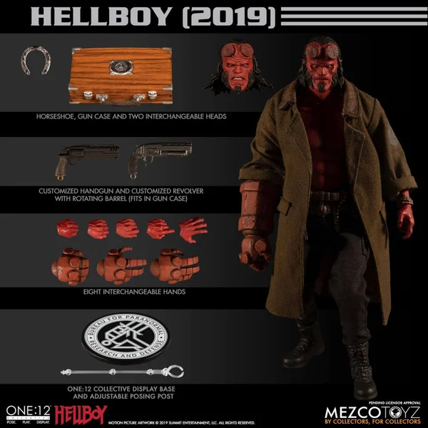 Mezco One:12 Collective Hellboy (2019) Hellboy Action Figure