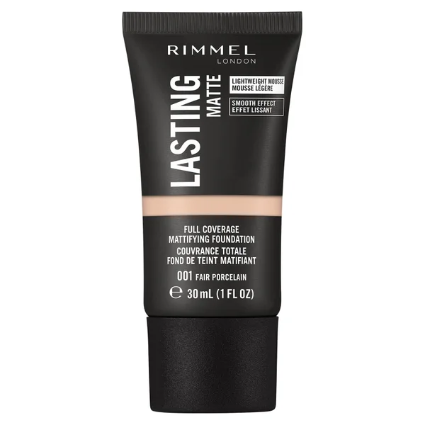 Rimmel London Lasting Matte Foundation 30ml (Various Shades)