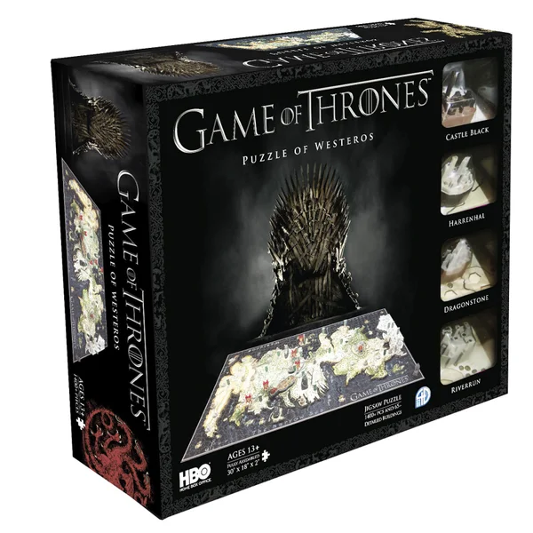 Game of Thrones Westeros 3D Puzzle (1400+ Pieces)