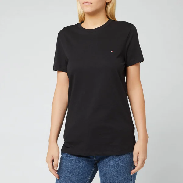 Tommy Hilfiger Women's Heritage Crew Neck T-Shirt - Masters Black