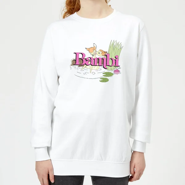 Disney Bambi Kiss Women's Sweatshirt - White