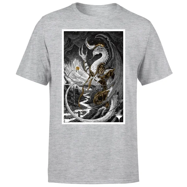 Magic The Gathering Bolas Poster Art Men's T-Shirt - Grey