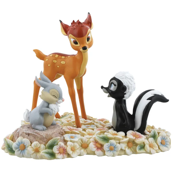 Enchanting Disney Collection - Pretty Flower (Bambi, Thumper and Flower Figurine)