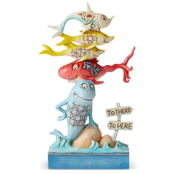 Dr Seuss by Jim Shore One Fish, Two Fish, Red Fish, Blue Fish