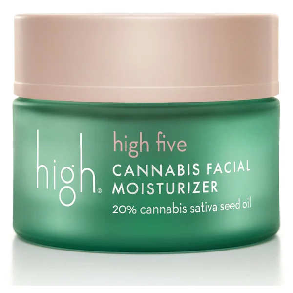 High Five Cannabis Facial Moisturiser 20% Cannabis Sativa Seed Oil 1.7 oz/50ml