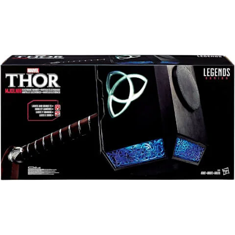 Hasbro Marvel Legends Thor Mjolnir Hammer Electronic Prop Replica