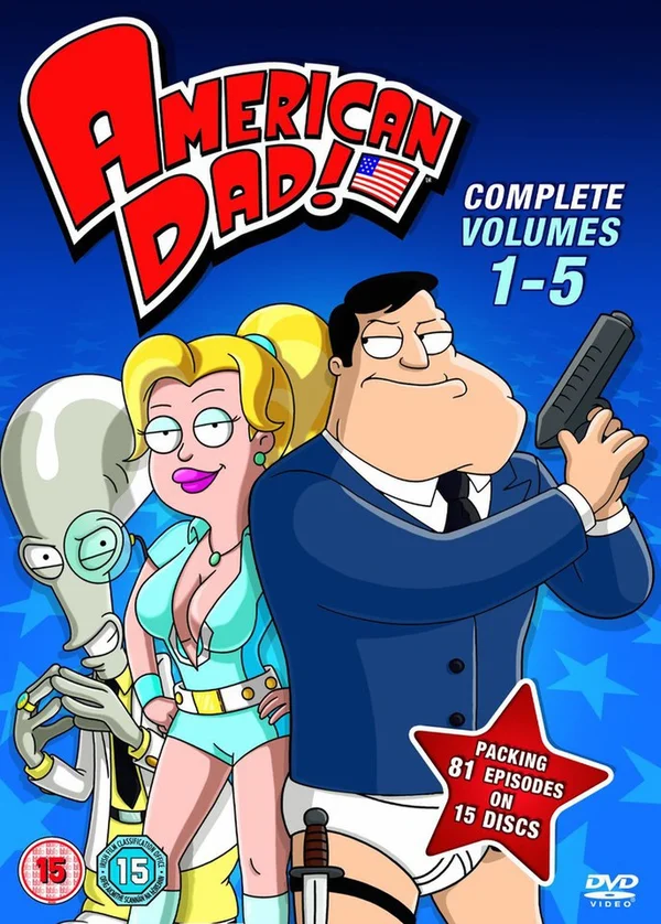American Dad Seasons 1-5 Box Set