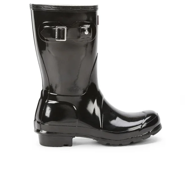 Hunter Women's Original Gloss Short Wellies - Black
