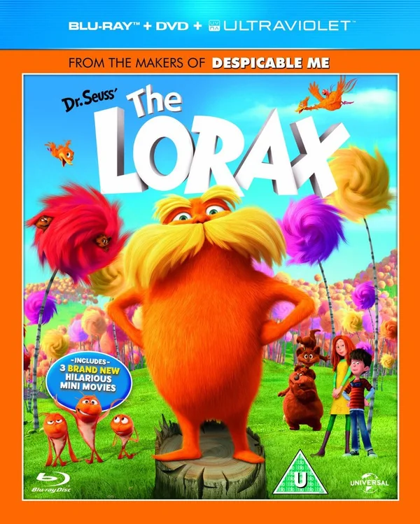 Dr. Seuss Lorax (Blu-Ray, DVD en UltraViolet Copy)