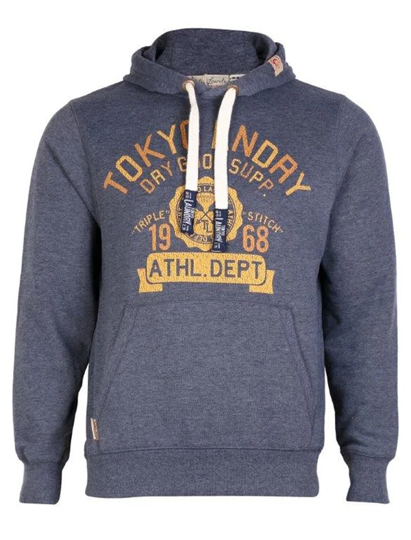 Tokyo Laundry Men's Remington Hoody - Mood Indigo Marl