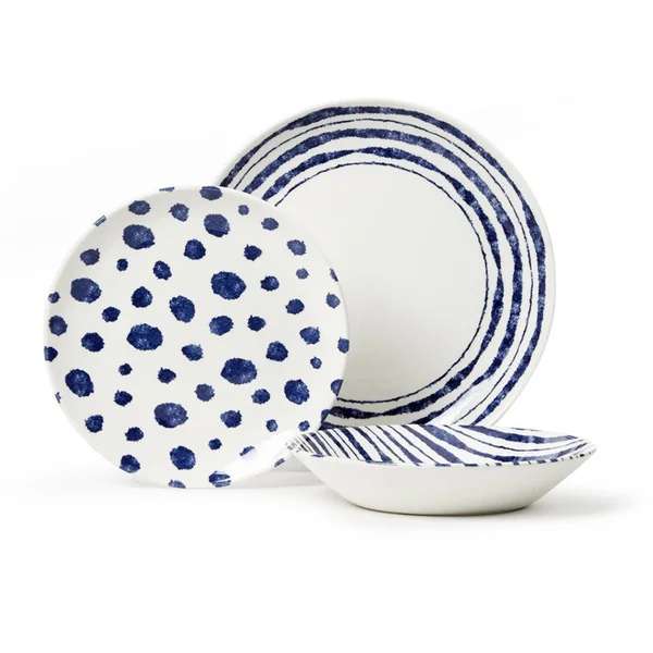 Sieni Inkie Coupe 12 Piece Set Photo Box - White/Blue