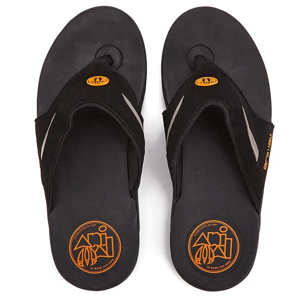 Animal Men's Fader Premium Flip Flops - Black