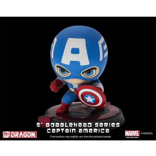 Dragon Bobbleheads Marvel Avengers Age of Ultron Captain America Bobble Head Figure