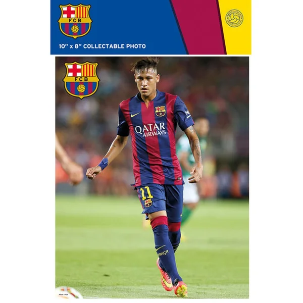 Barcelona Neymar 14-15 - 10 Inch x 8 Inch Bagged Photographic