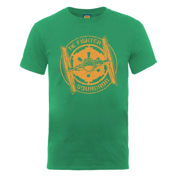 Star Wars Men's Tie Fighter Squadron Badge T-Shirt - Kelly Green