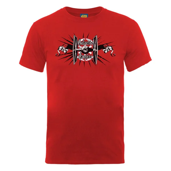 Star Wars Men's Galactic Empire Burst T-Shirt - Red
