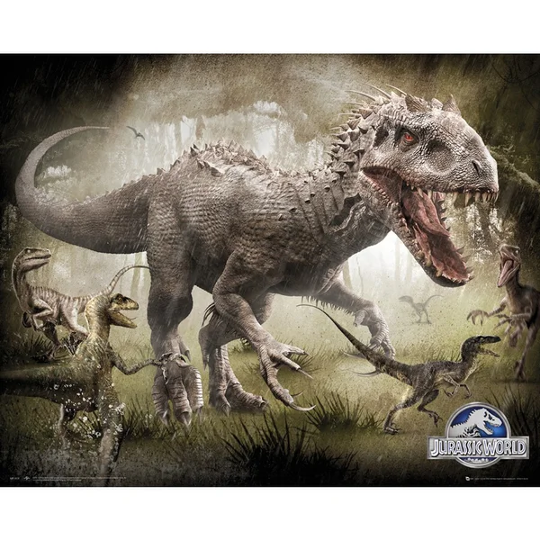 Jurassic World Raptors - Mini Poster - 40 x 50cm