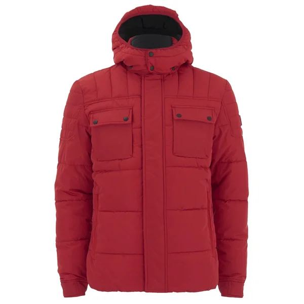 Jack & Jones Men's Core Gary Puffer Jacket - Barbados Cherry