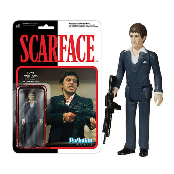 ReAction Scarface Tony Montana 3 3/4 Inch Action Figure