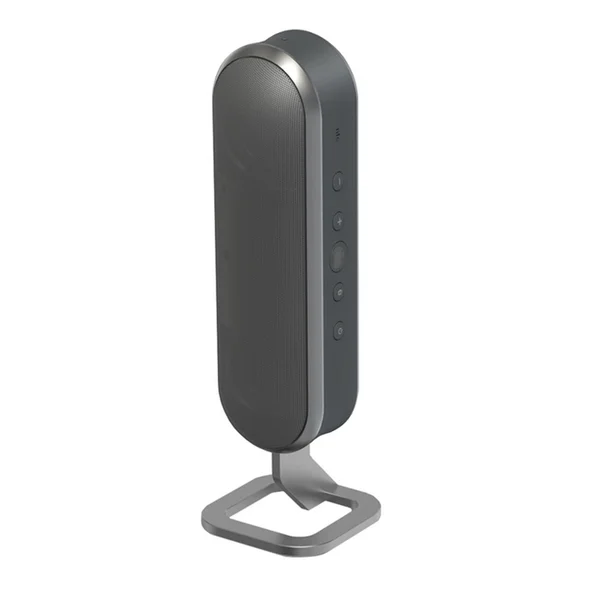 Ministry of Sound Audio S Plus Wireless Bluetooth Speaker (Includes 1 Charcoal and 1 White Strap) - Charcoal/Gun Metal