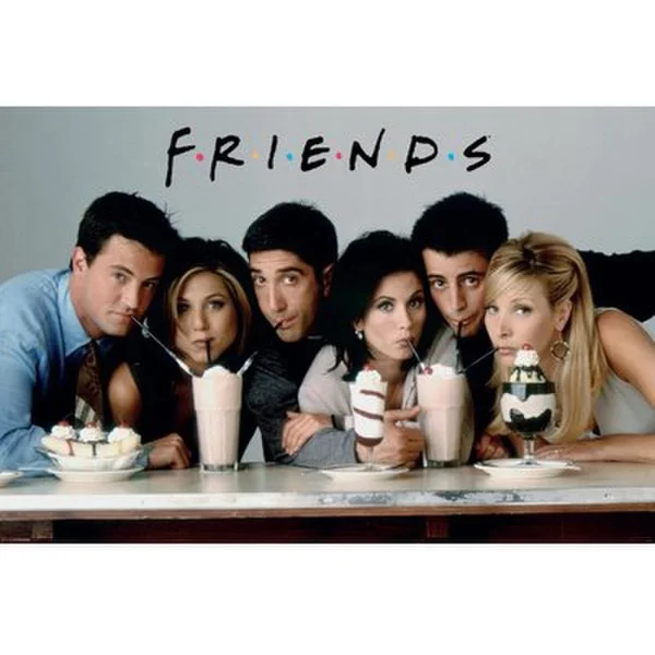 Friends Milkshake - 24 x 36 Inches Maxi Poster