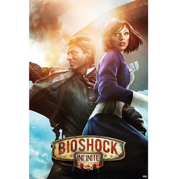 Bioshock Infinite Booker & Elizabeth - 24 x 36 Inches Maxi Poster
