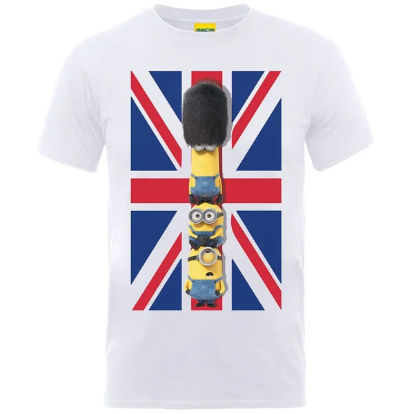 Minions Union Jack Men's T-Shirt - White