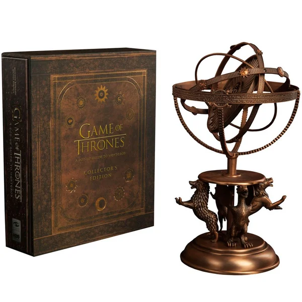 Sideshow Collectibles Game of Thrones Astrolabe Replica and Book Guide to Westeros Collector's Edition