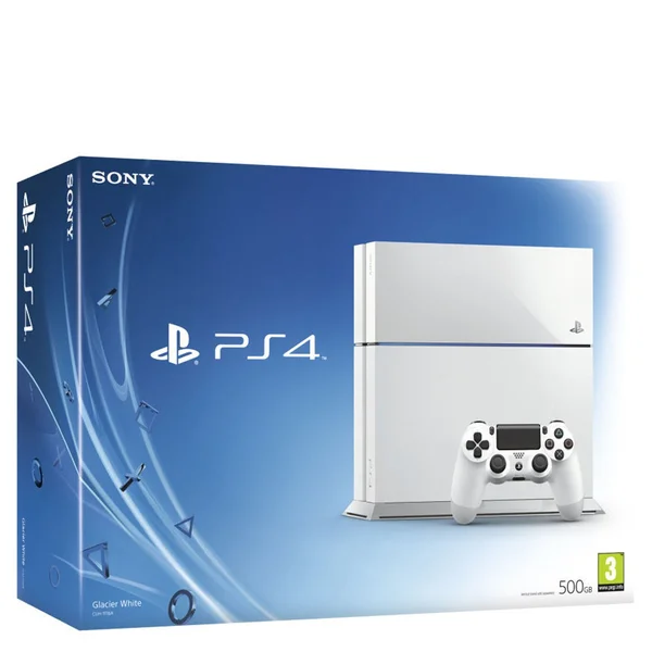 Sony PlayStation 4 500GB Console in White - Grade A Refurb