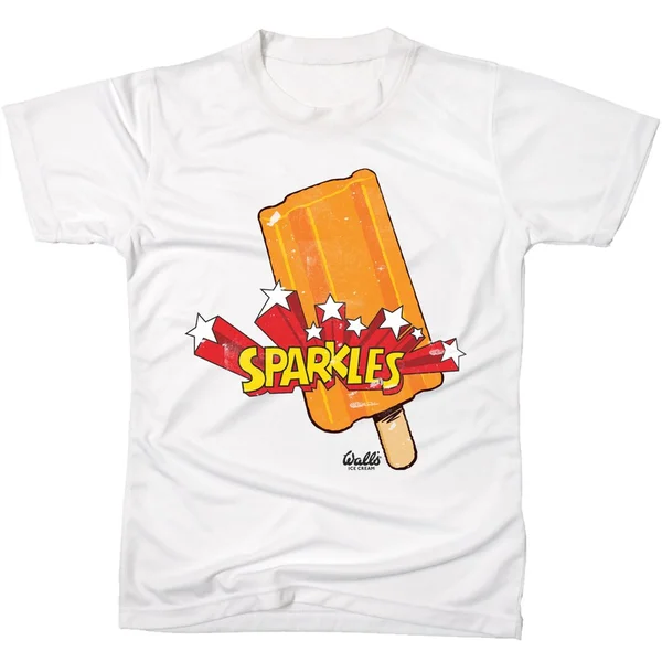 Walls Retro Sparkles Men's T-Shirt - White