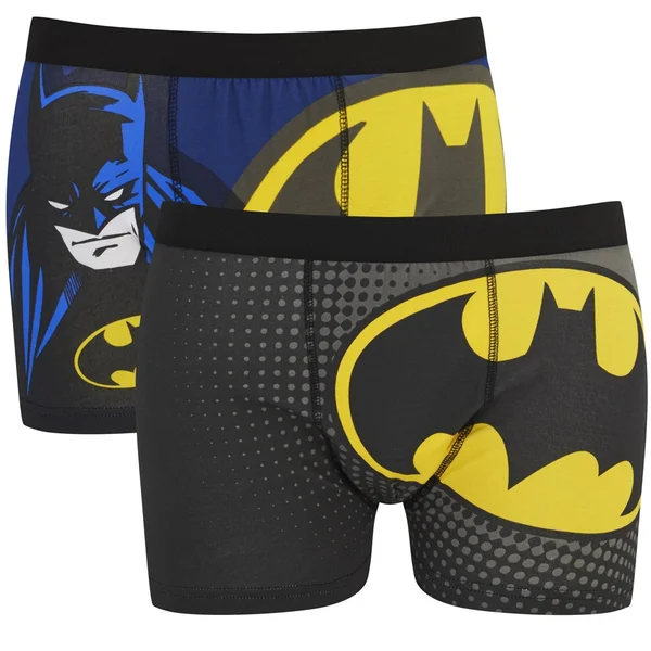 Batman Men's 2 Pack Boxers - Black