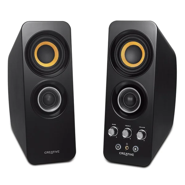 Creative T30 Wireless, Bluetooth and NFC 2.0 PC Speakers - Black