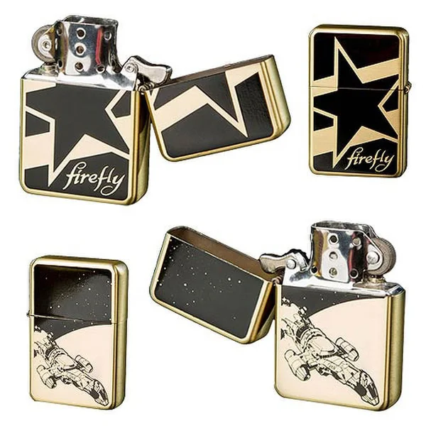 Quantum Mechanix Firefly Brass Lighter