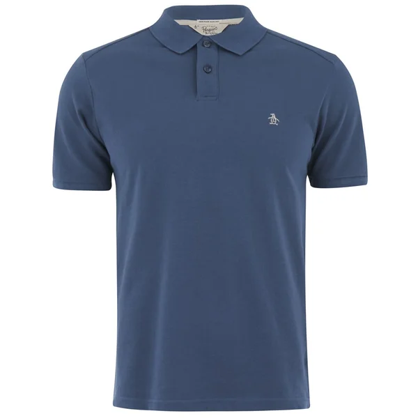 Original Penguin Men's Eu Daddy Slim Fit Polo Shirt - Dark Denim