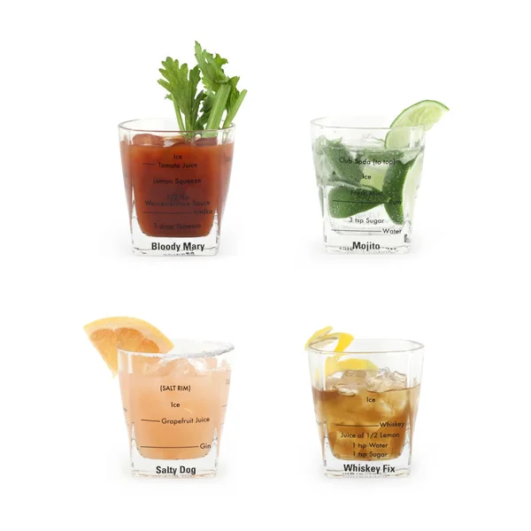 Bartending Glasses - Set of 4