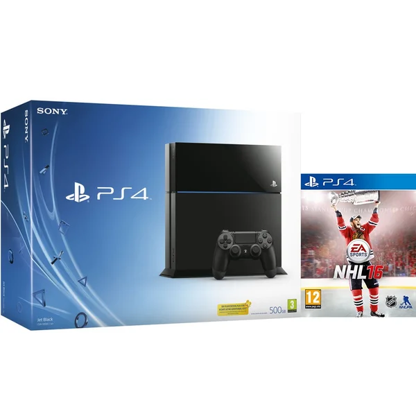 Sony PlayStation 4 500GB Console – Includes NHL 16