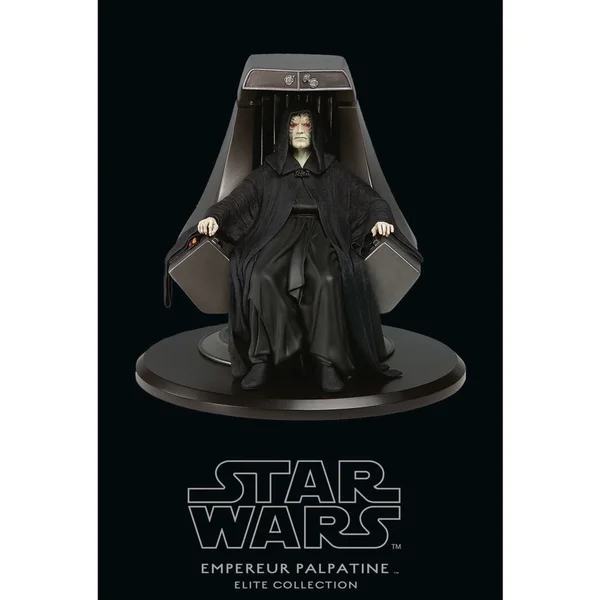 Attakus Star Wars Elite Collection Emperor Palpatine With Imperial Throne 8 Inch Statue (Limited to 2000 pieces worldwide)