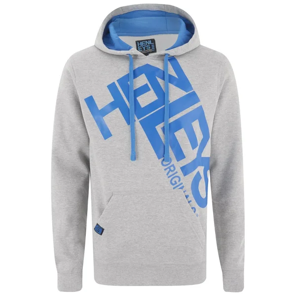 Henleys Men's Cris Hoody - Athletic Grey Marl