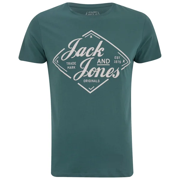 Jack & Jones Men's Diamond T-Shirt - Mediterranea