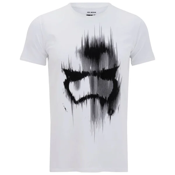 Star Wars Trooper Mask Heren T-Shirt - Wit