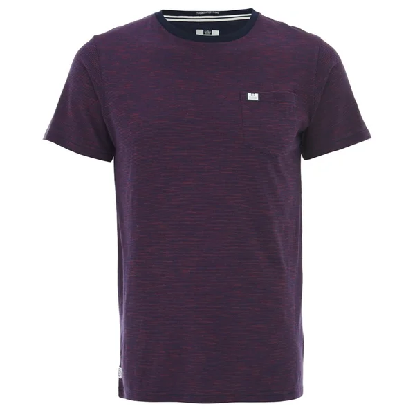 Weekend Offender Men's Catalan T-Shirt - Navy/Paprika