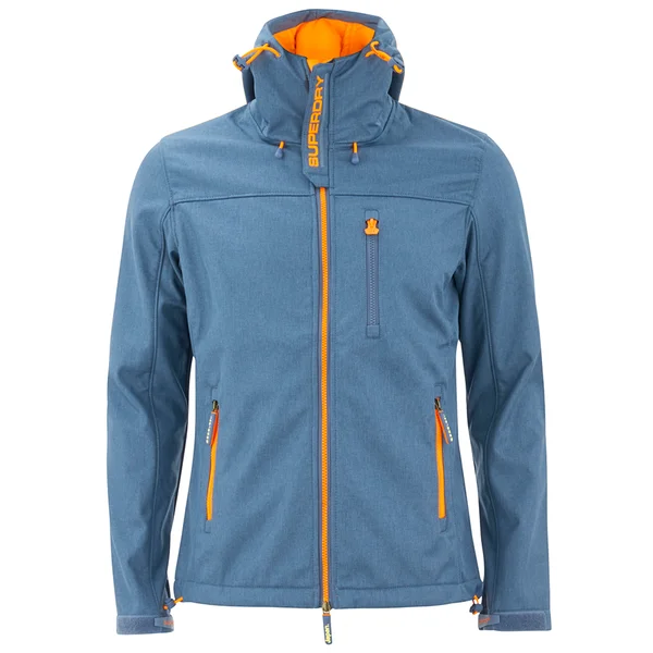 Superdry Men's Hooded Windtrekker Jacket - Blue Marl