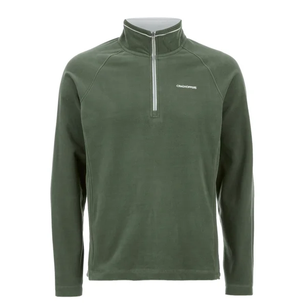 Craghoppers Men's Selby Half Zip Microfleece Jumper - Parka Green