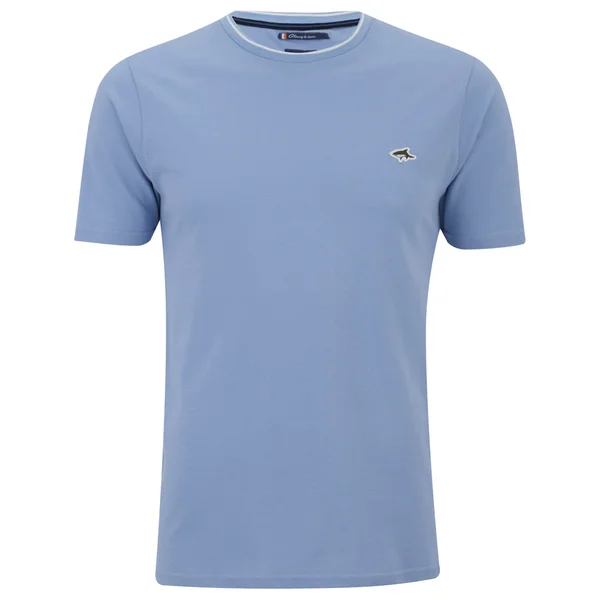 Le Shark Men's Horace Crew Neck Pique T-Shirt - Placid Blue