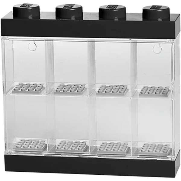 LEGO Mini Figure Display (8 Minifigures) - Black