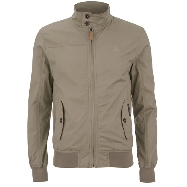Crosshatch Men's Harrinz Two Harrington Jacket - Vintage Khaki