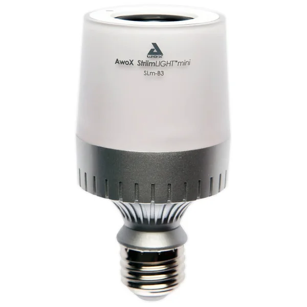 AwoX StriimLIGHT Mini 3W E26 LED Light Bulb with Integrated Bluetooth Speaker