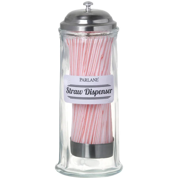 Parlane Retro Straw Dispenser